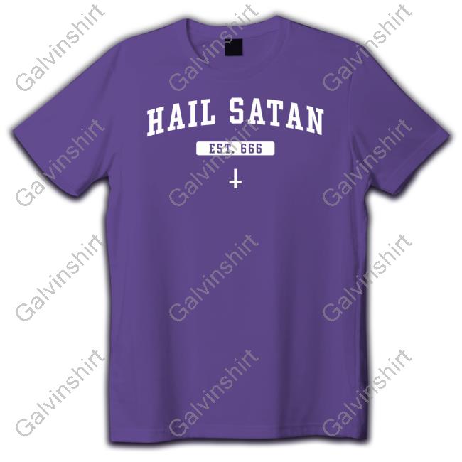Breitbart News A Woman Wearing A Hail Satan T Shirt